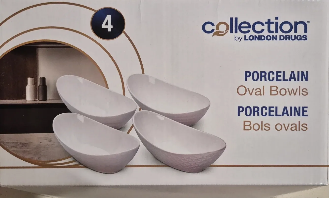 Porcelain Oval Bowls