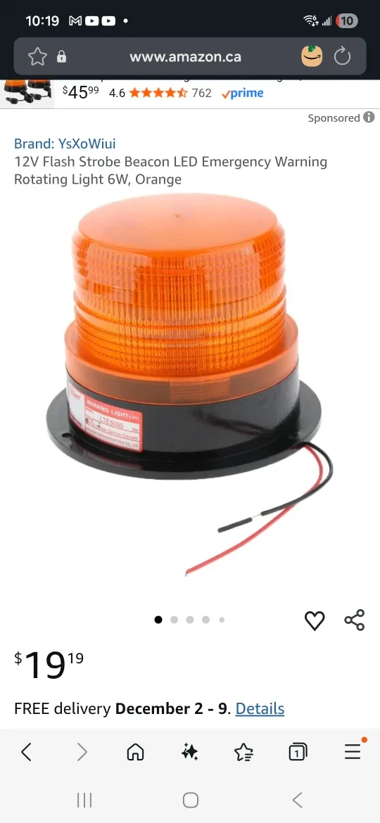 YsXoWiui 12V Flash Strobe Beacon LED Emergency Light image indicator(3)