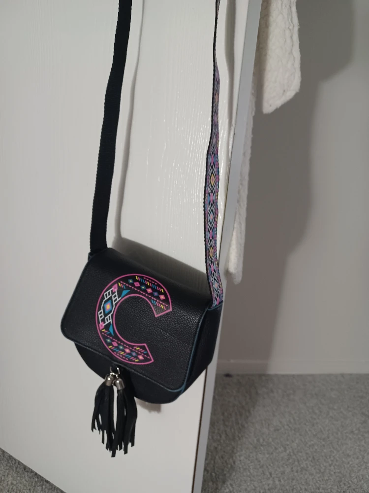 Justice Black Girls Crossbody Bag with Tassels - photo 2