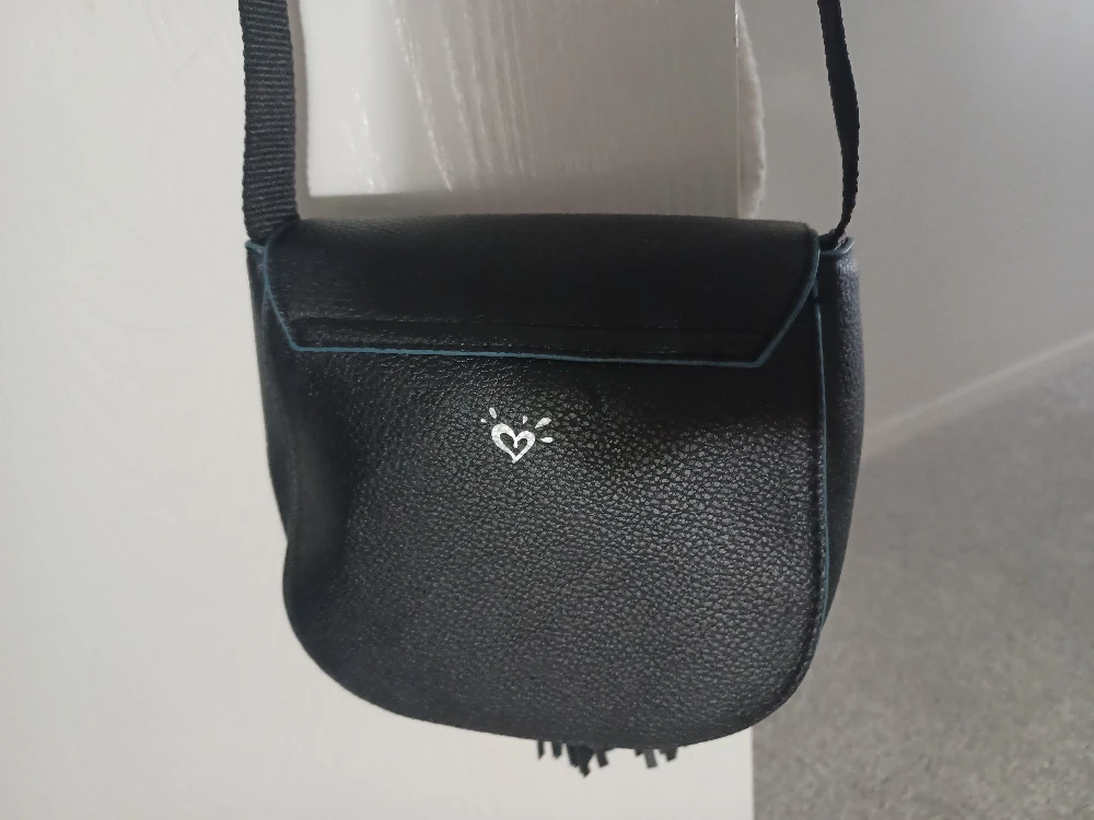 Justice Black Girls Crossbody Bag with Tassels - photo 3