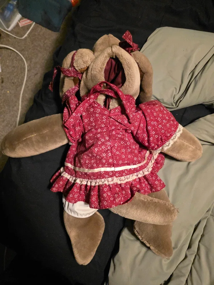 Wrinkles Plush Dog in Dress image indicator(5)