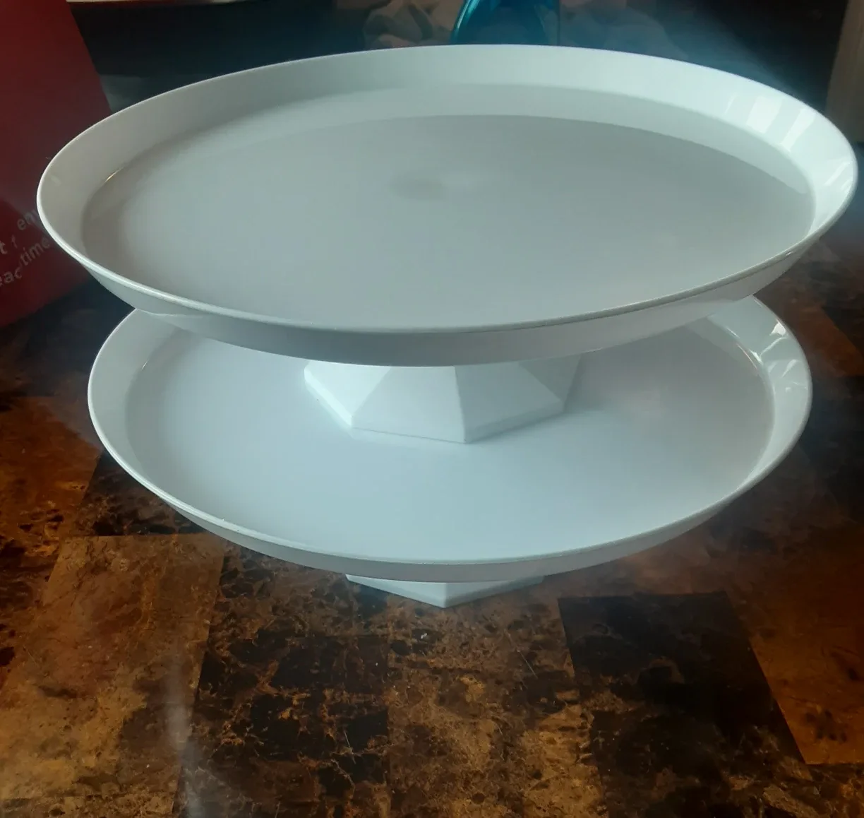 White  Serving Platters