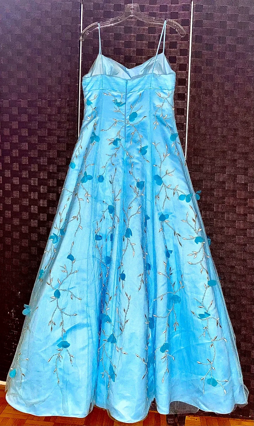 4Now Fashions. Layered Embroidered Floral Lace Dress. Size: XL 🥕 image indicator(3)