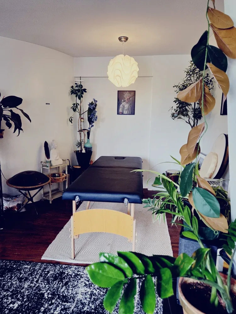 Portable Massage Table - Black