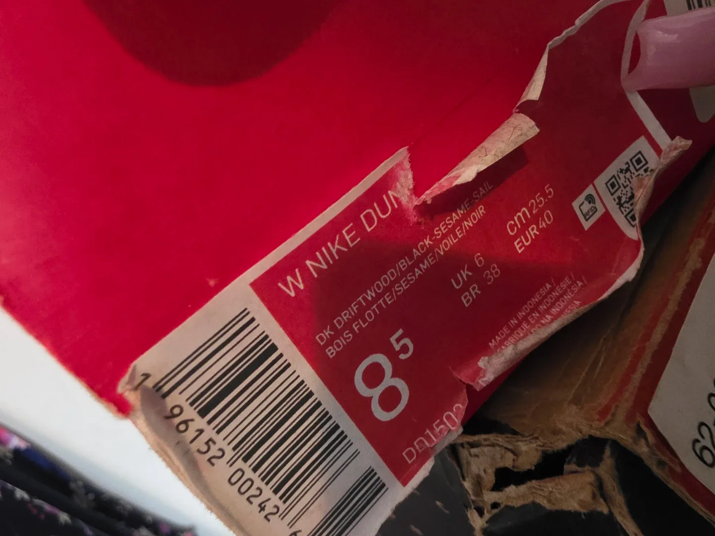 Nike Dunk Low 'Dark Driftwood' Women's Size 8.5