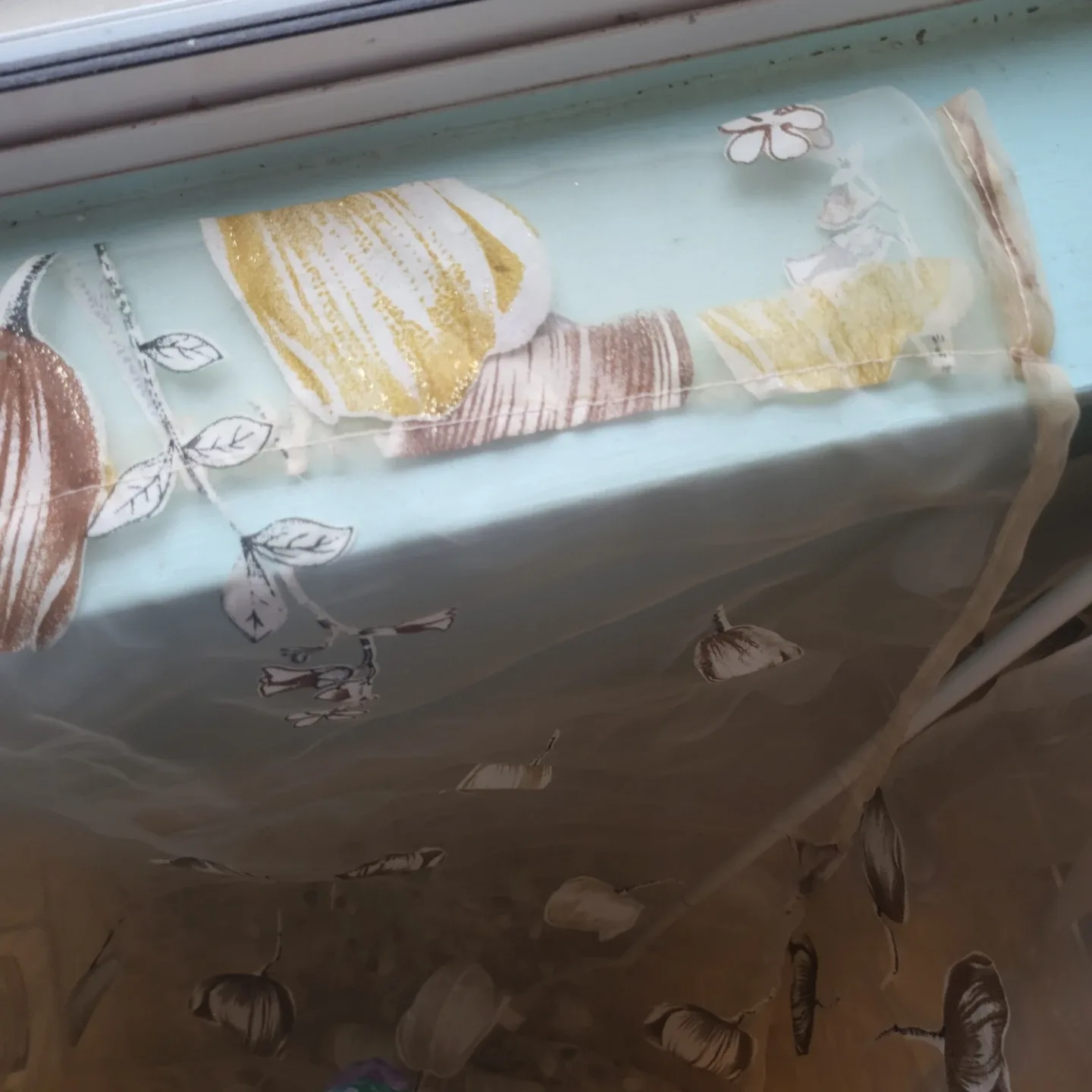 Floral Print Sheer Curtain Panel 80 x 40 panel image indicator(5)