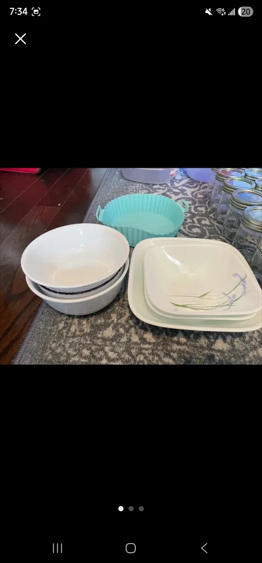 Corelle bowls and cups