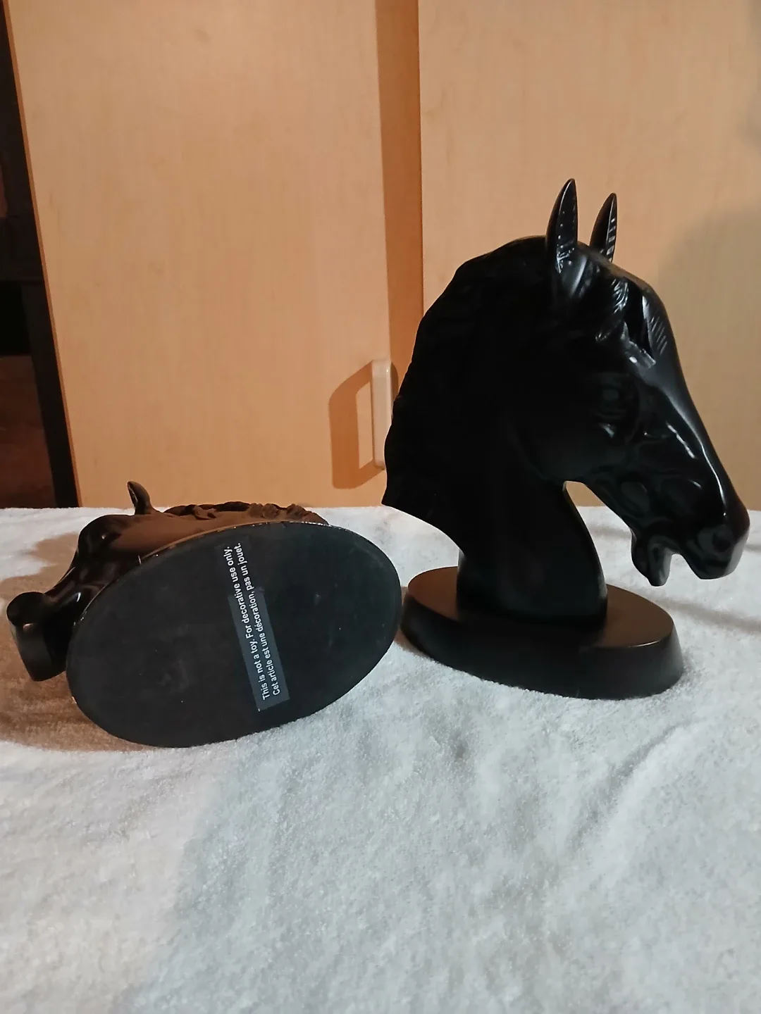 Black Horse Head Decor - Set of 2 image indicator(2)