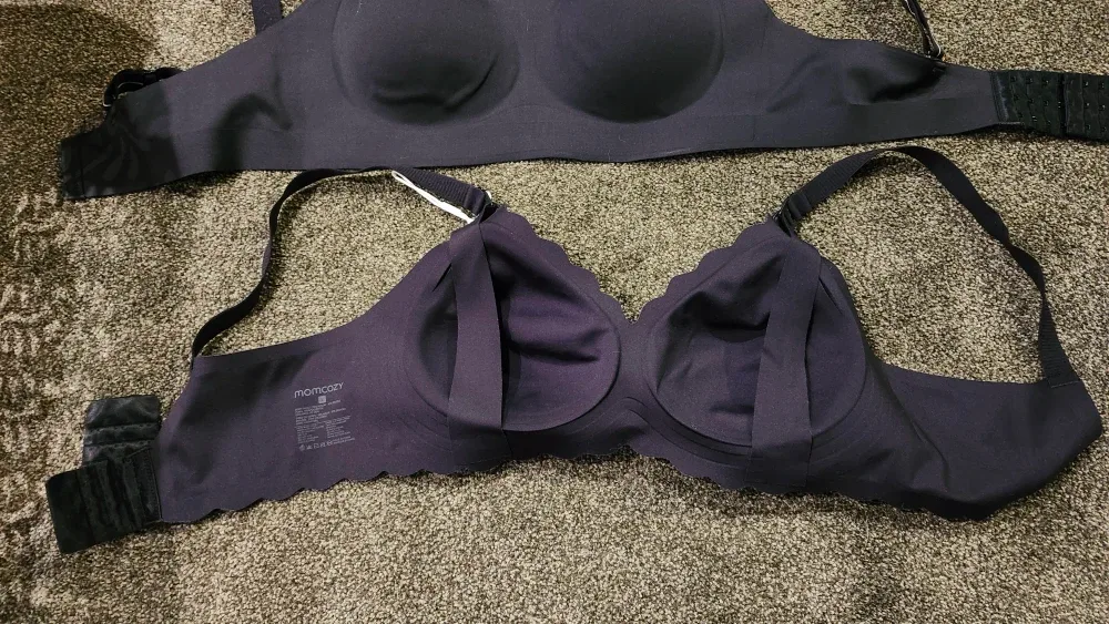 Momcozy Bras - Size L - Black - Set of 2 image indicator(2)