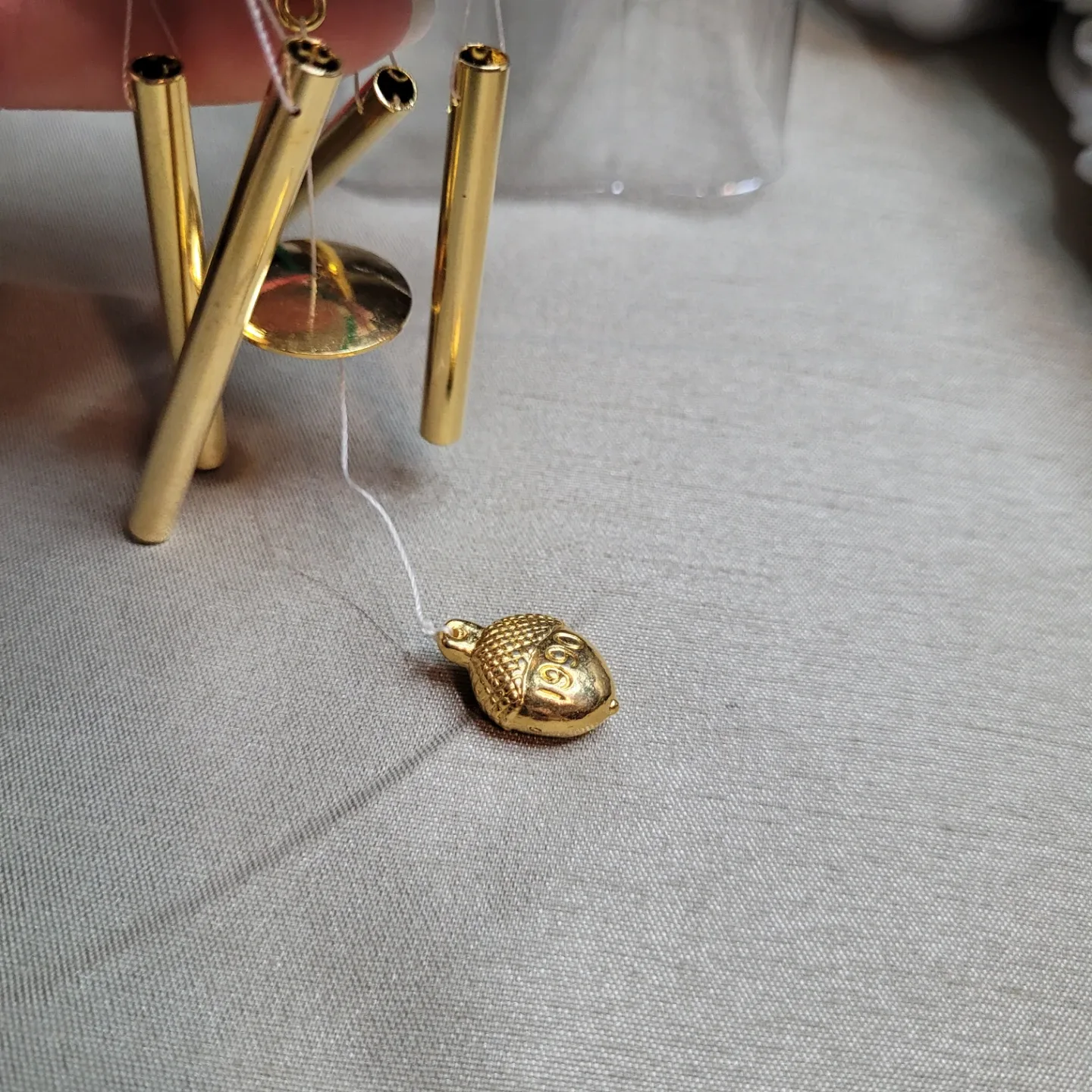 Collectible 1990 Hallmark Chiming In Holiday Christmas Ornament image indicator(4)