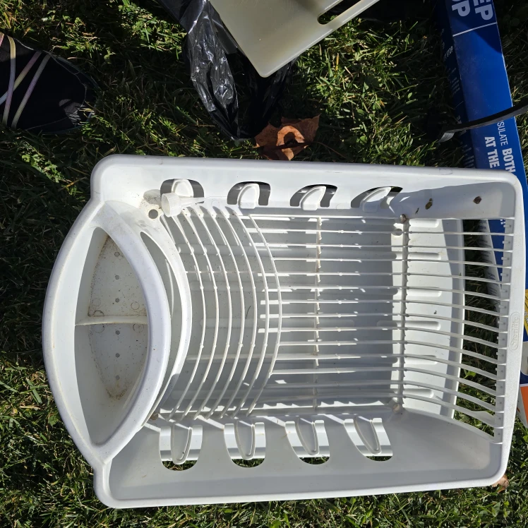 Sterilite White Dish Rack