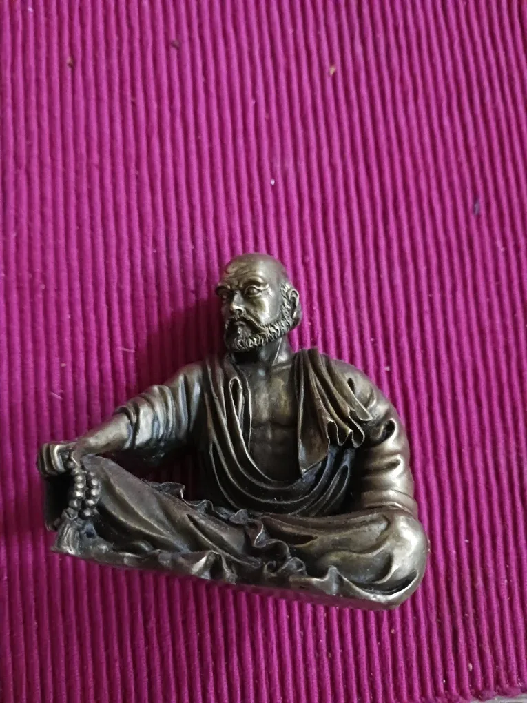 Bronze-coloured Buddha Statue