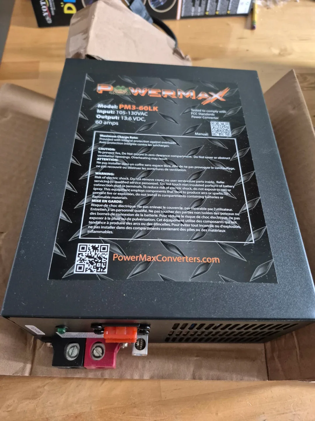 PowerMax PM3-60LK 60 Amp Power Converter image indicator(7)