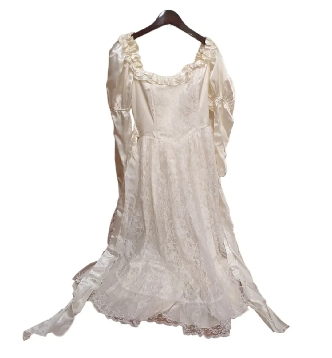 Vintage 70s 2/4 Boho Prairie Wedding Laura Ashley Dress image indicator(10)