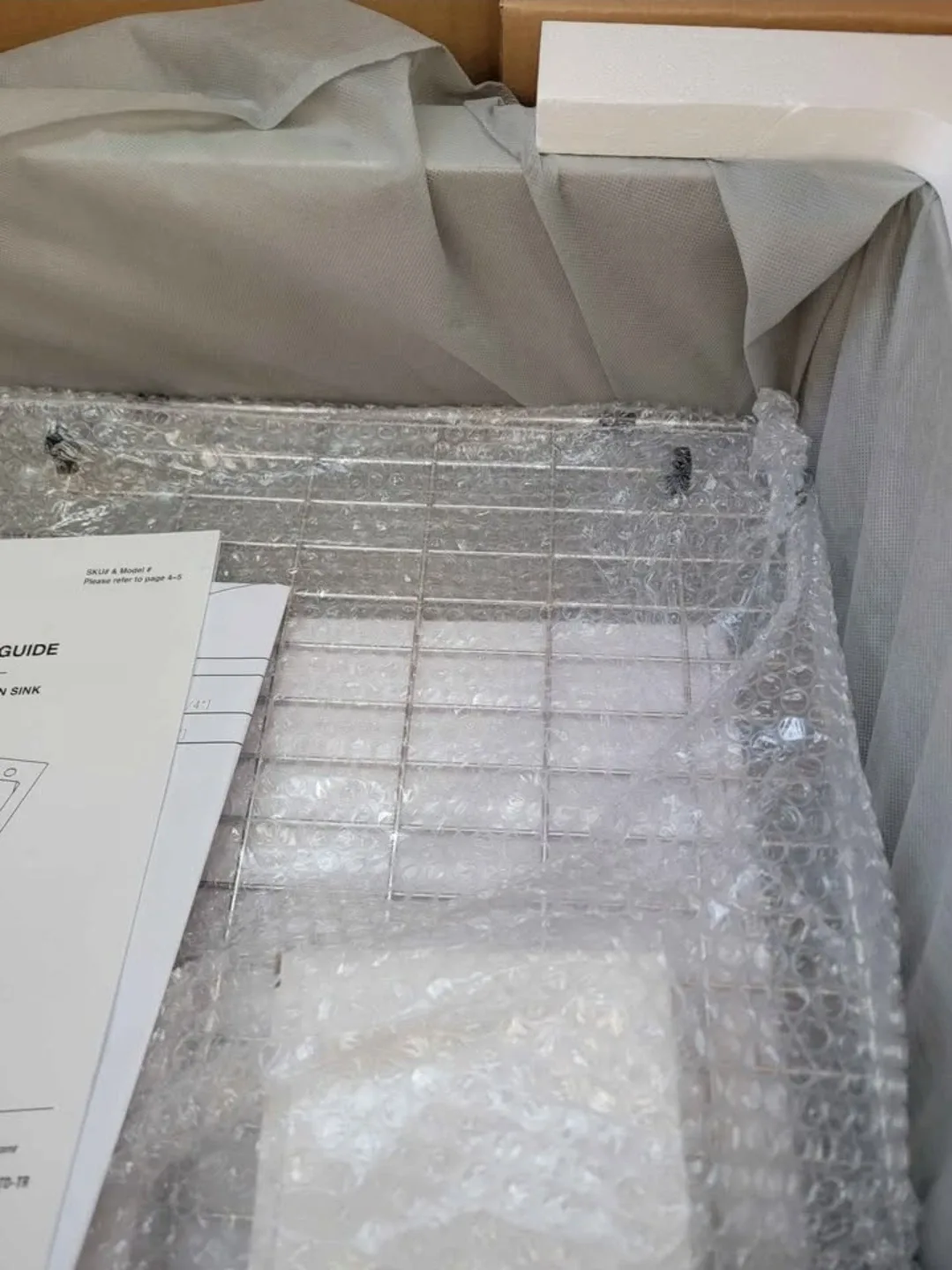 Stainless Steel Kitchen Sink 33" x 22" x 9" image indicator(5)