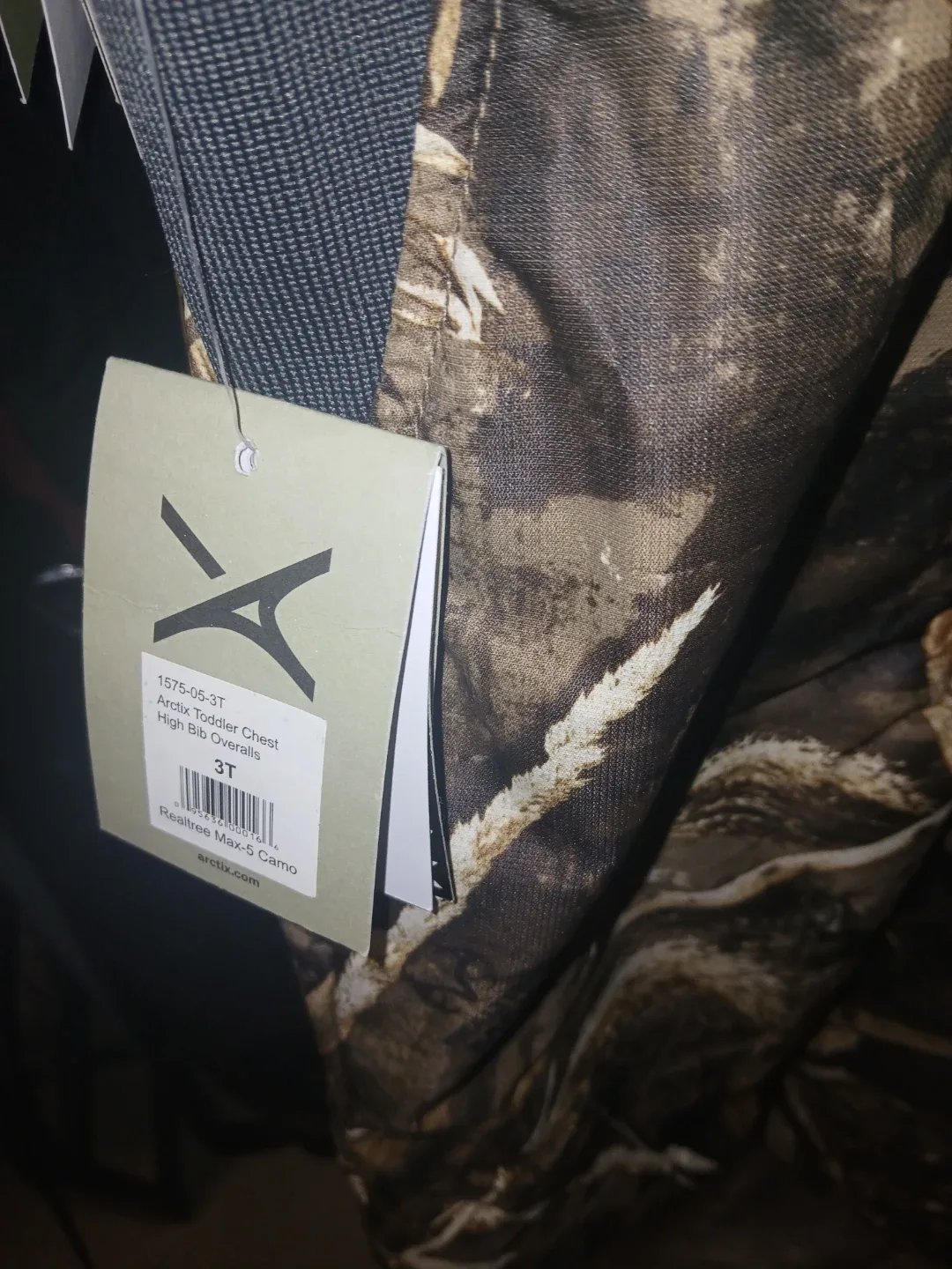 Arctix Toddler Chest High Bib Overalls 3T Camo image indicator(3)