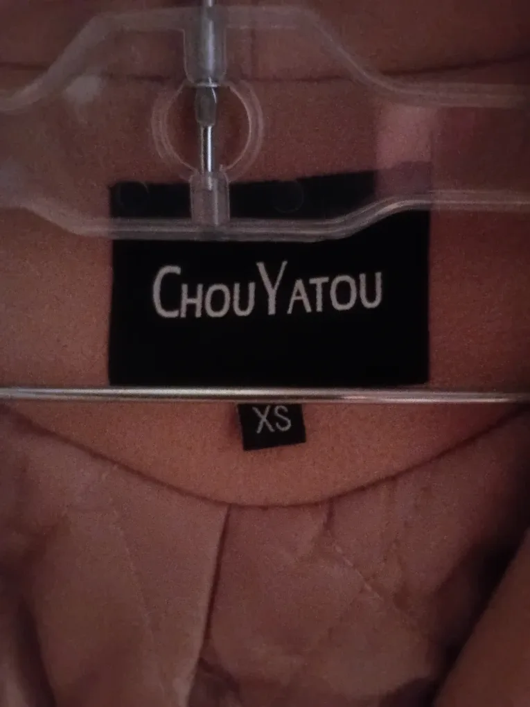 Women's Winter Coat - Chouyatou XS Beige Coat image indicator(4)