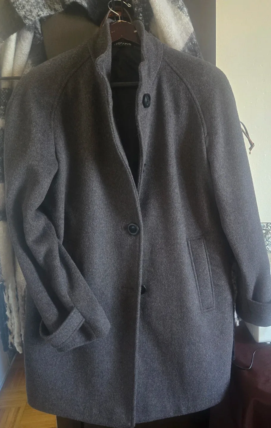 Jones New York Wool Blend Coat