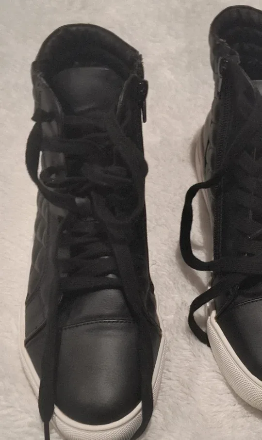Steve Madden Black High Top Sneakers image indicator(2)