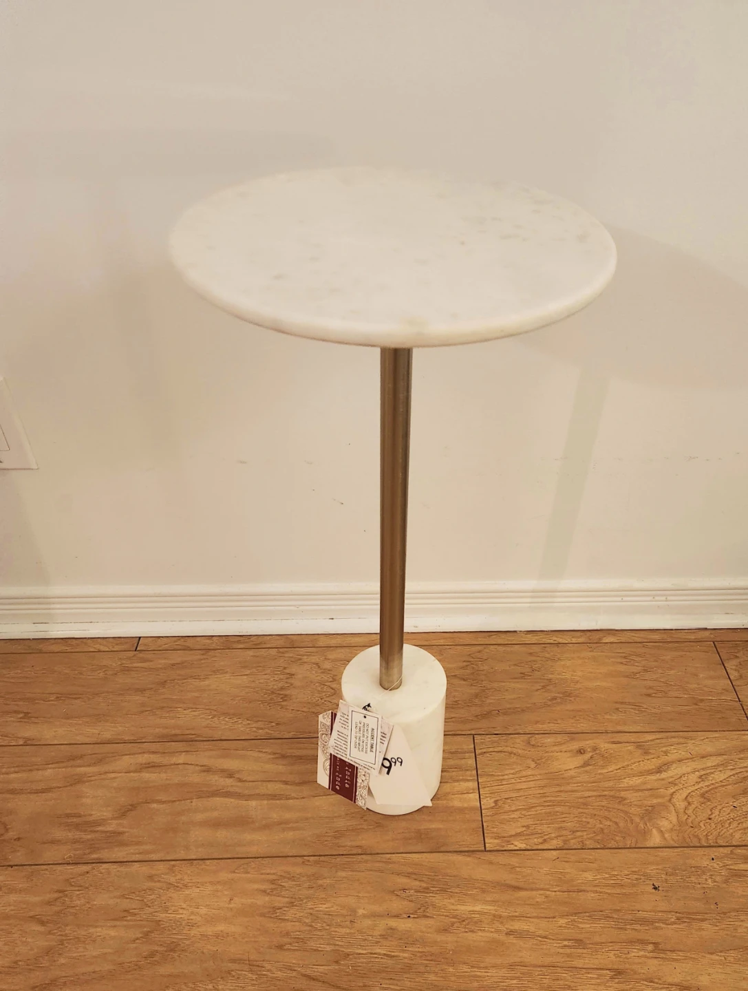 Marble accent table