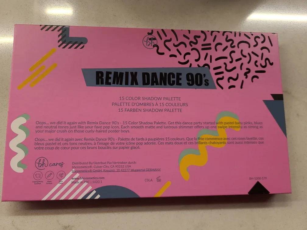 BH Cosmetics Remix Dance 90's Eyeshadow Palette image indicator(5)