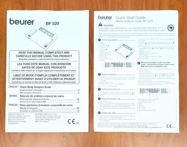 Beurer Body Analyzer Scale XXL Extra Wide Platform image indicator(5)
