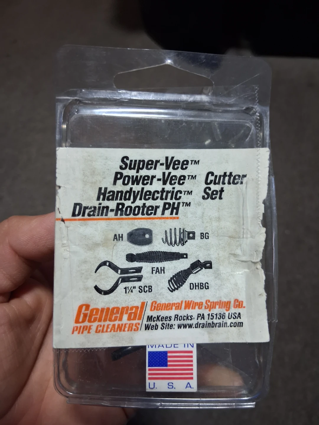 General Pipe Cleaners Super-Vee Cutter Set