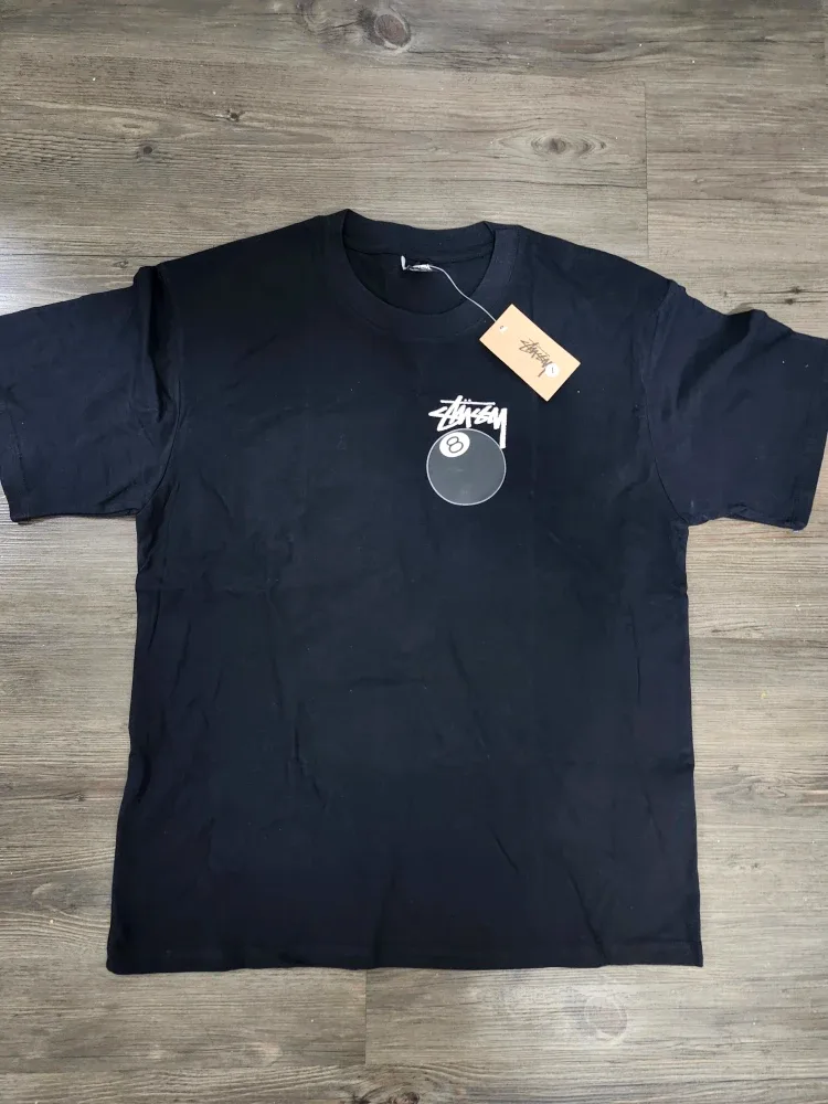 Stussy 8 Ball T-shirt - Black, Size Large