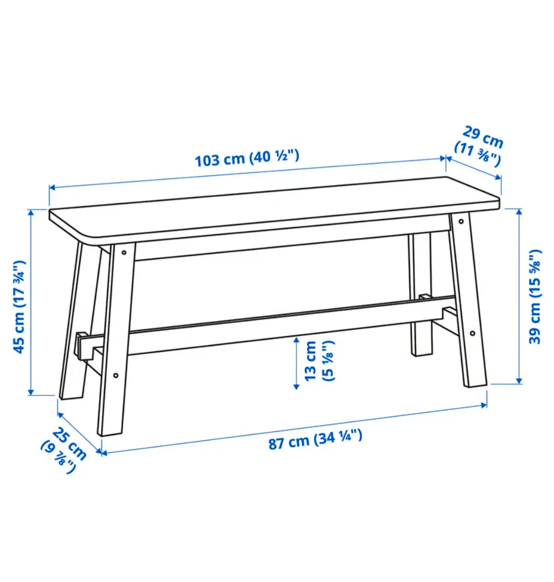IKEA NORRAKER Bench - $80 OBO image indicator(5)