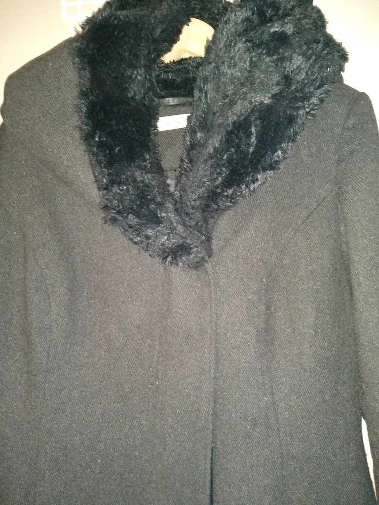 women's full length wool coat image indicator(3)