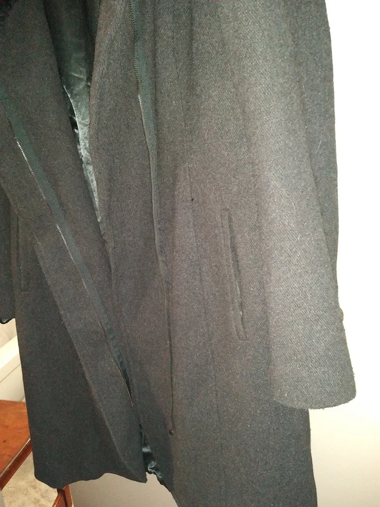 women's full length wool coat image indicator(4)