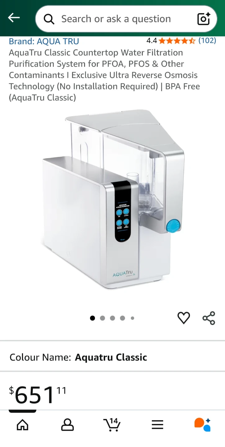 AquaTru Classic Countertop Water Filtration System - photo 2