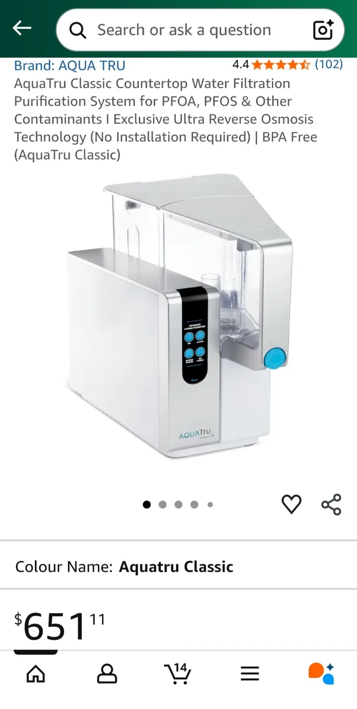 AquaTru Classic Countertop Water Filtration System image indicator(2)