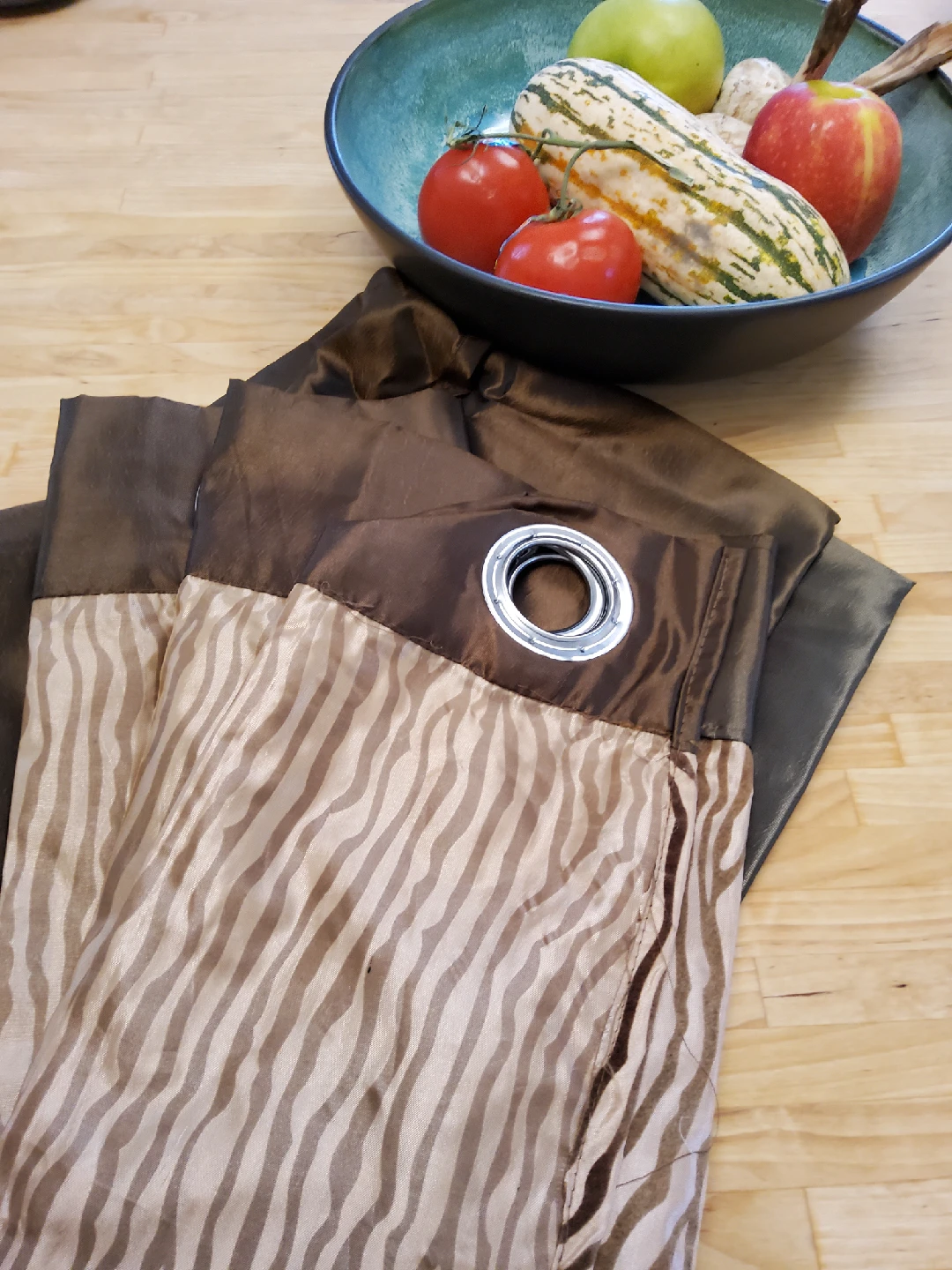Brown Curtains, set of 4 - photo 2