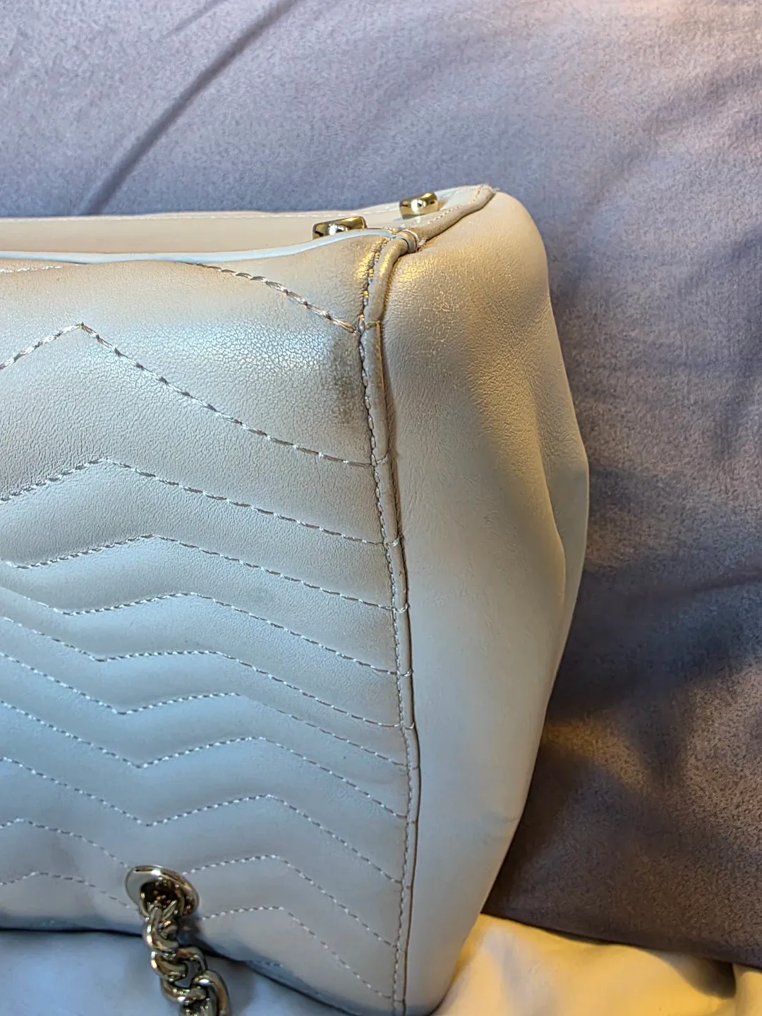 Kate Spade Reese Park Courtinee Shoulder Bag - Light Grey image indicator(9)