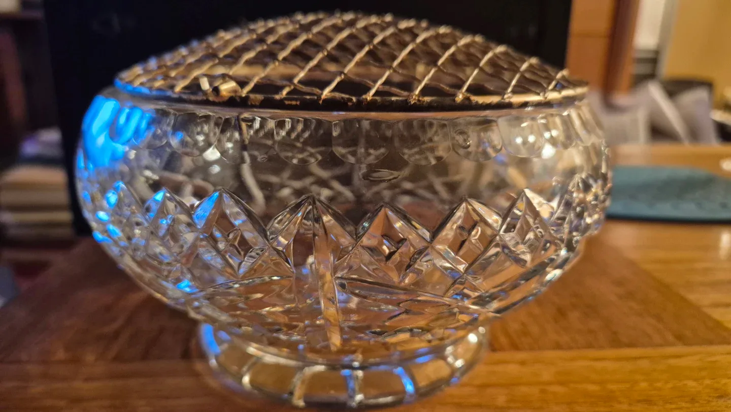 Crystal Flower Frog Rose Bowl thumbnail