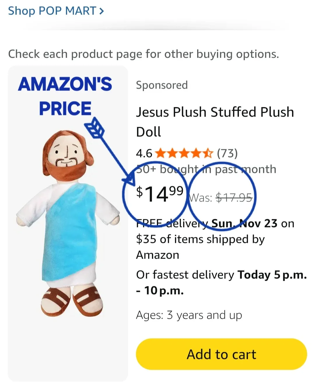 Jesus Plush Rag Doll image indicator(2)