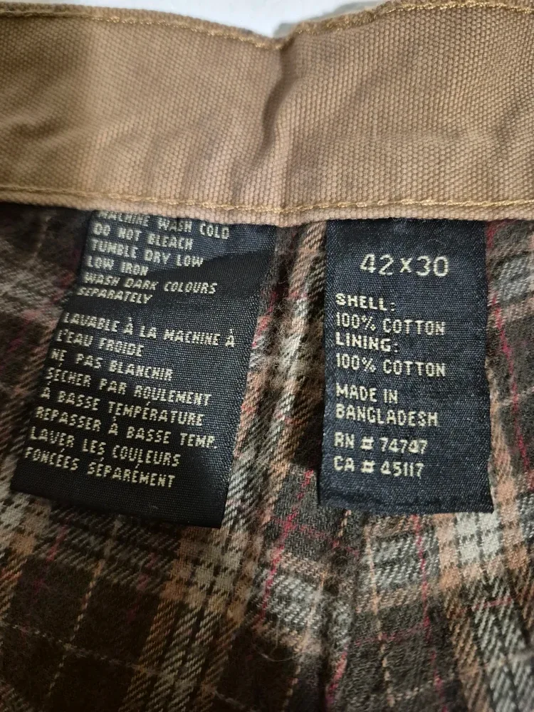 RedHead Carpenter lined  Pants - Size 42x30 image indicator(5)