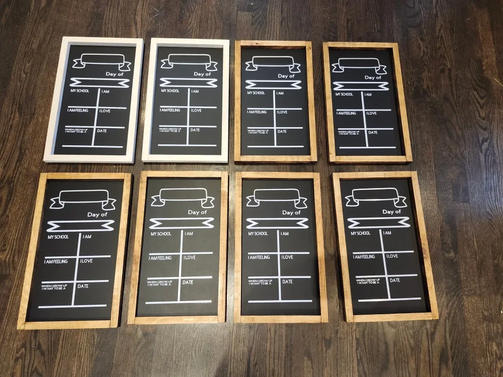 Handmade - School Days Chalkboard Sign