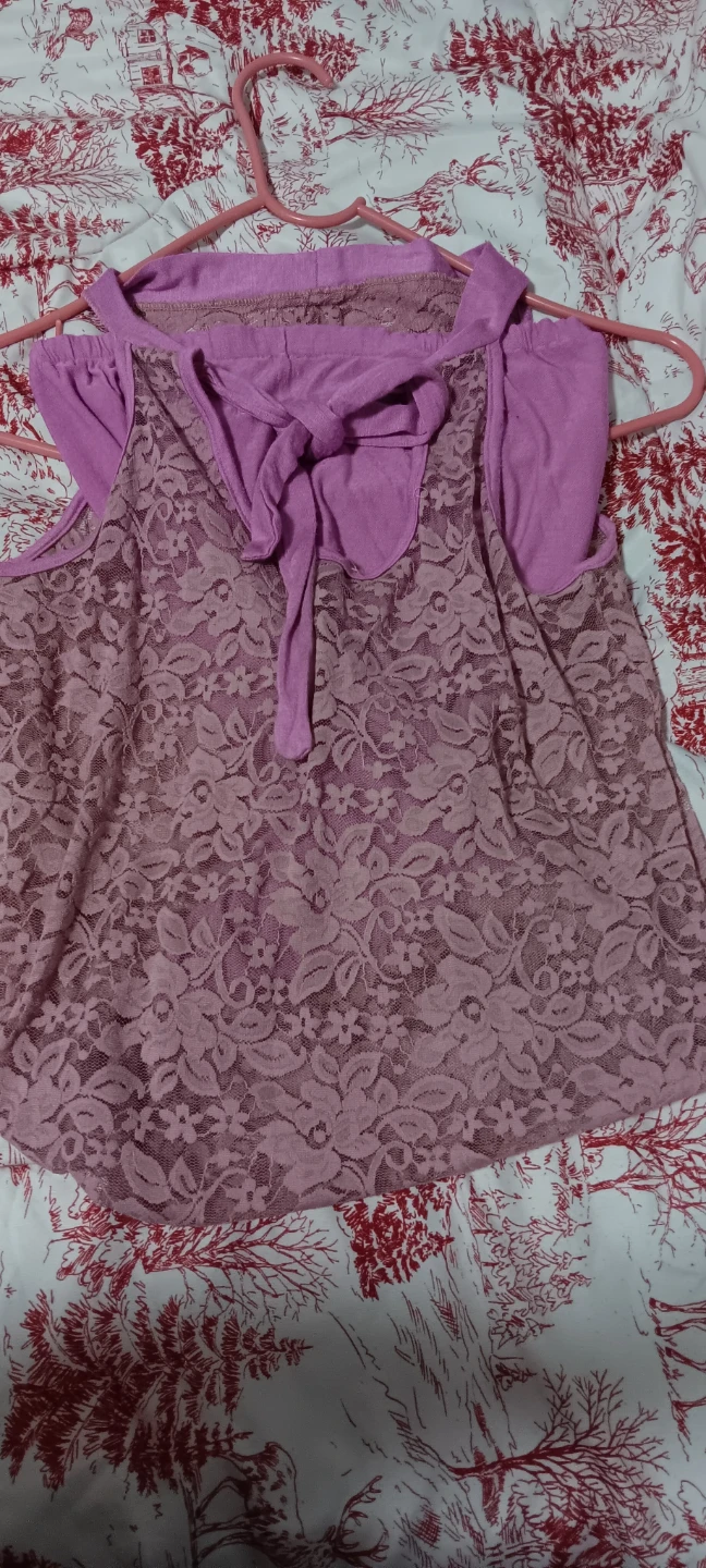 Purple Lace Top - photo 2