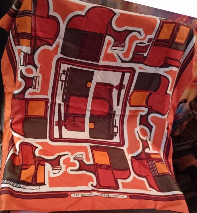 Hermès Les Coupes Silk Scarf