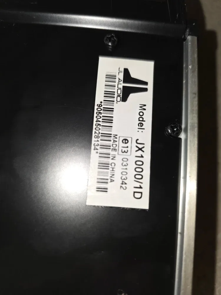 JL Audio JX1000/1D Car Amplifier image indicator(3)