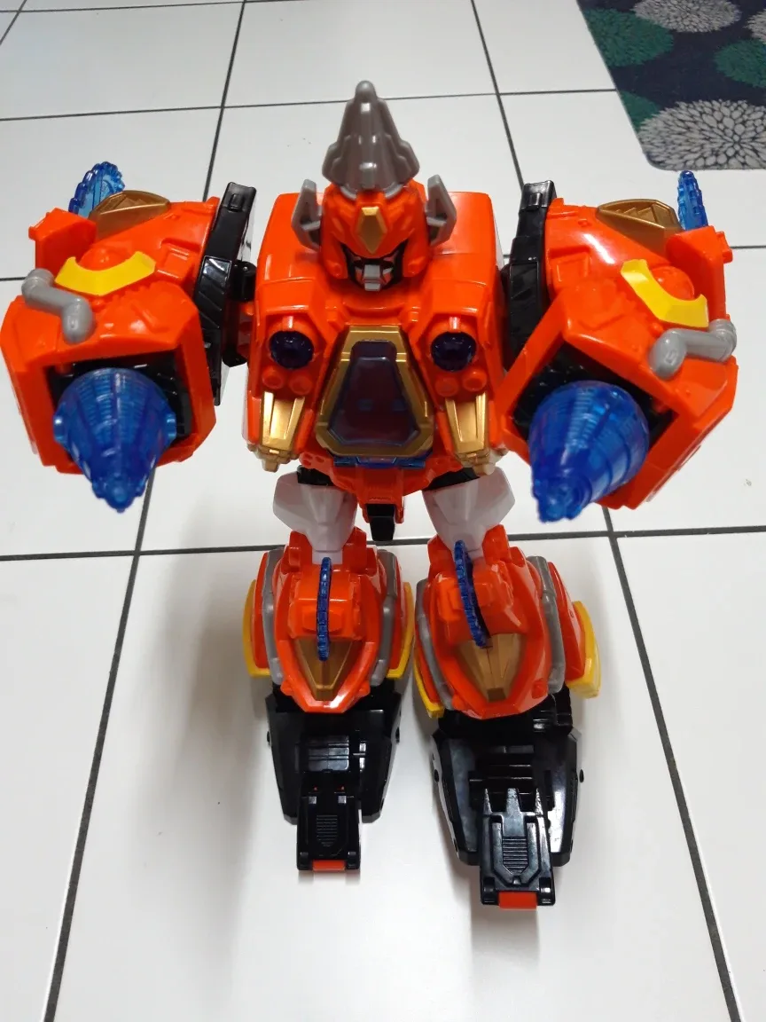 Orange Transforming Robot Toy image indicator(3)
