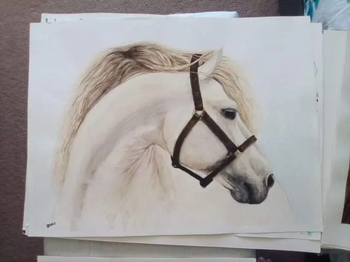 Horse Watercolor painting