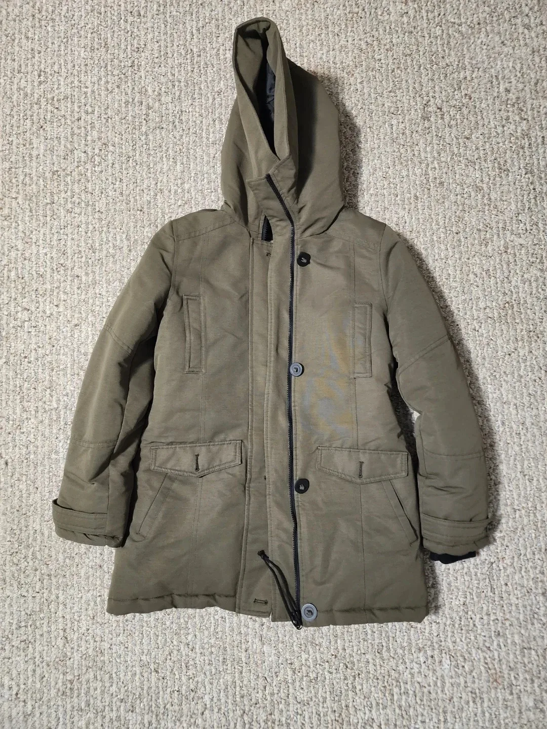 Olive Green Winter Parka