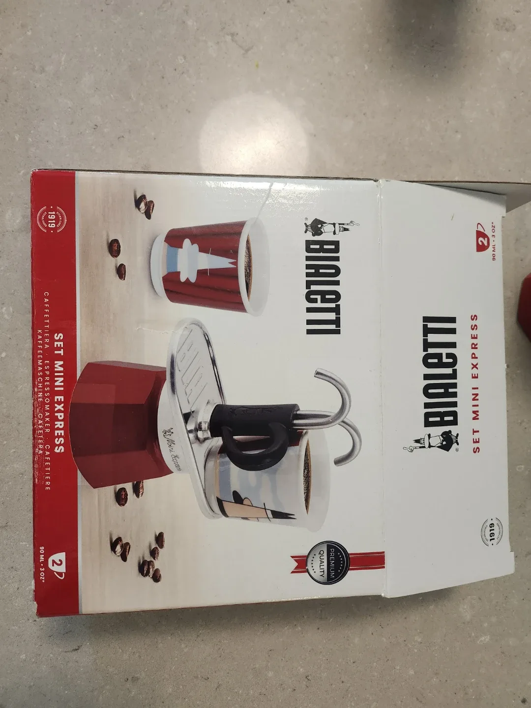 Bialetti Mini Express – 2-Cup Espresso Maker Set (Used Once) image indicator(3)