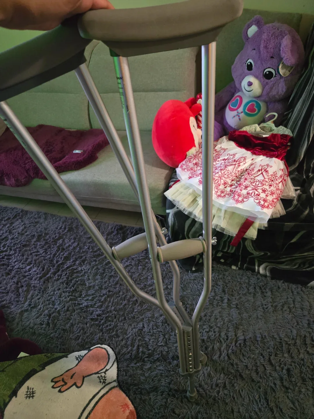 Adjustable Aluminum Crutches