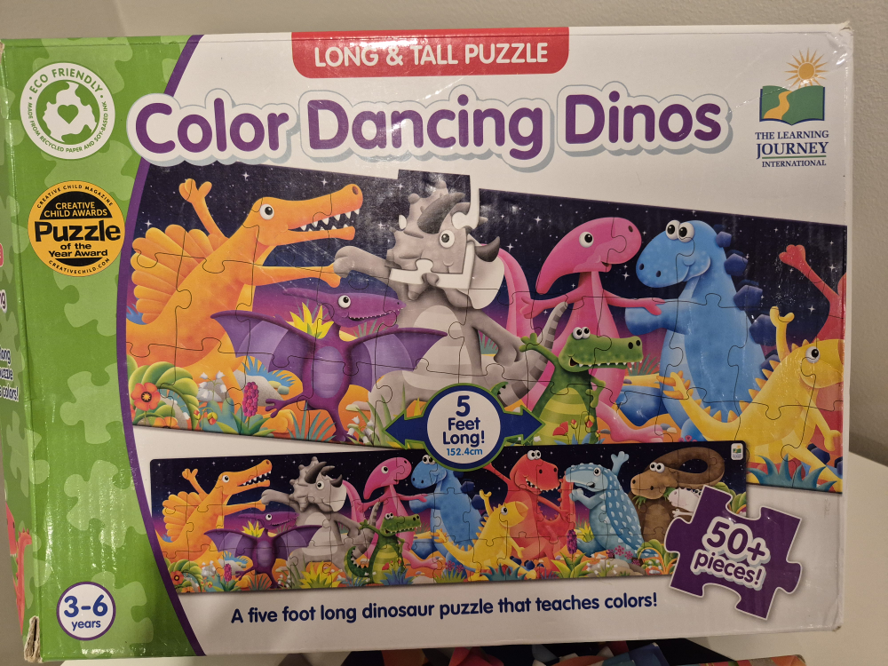 The Learning Journey Color Dancing Dinos Puzzle