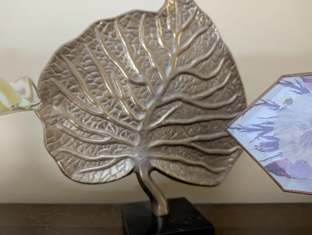 Metal Leaf Sculpture