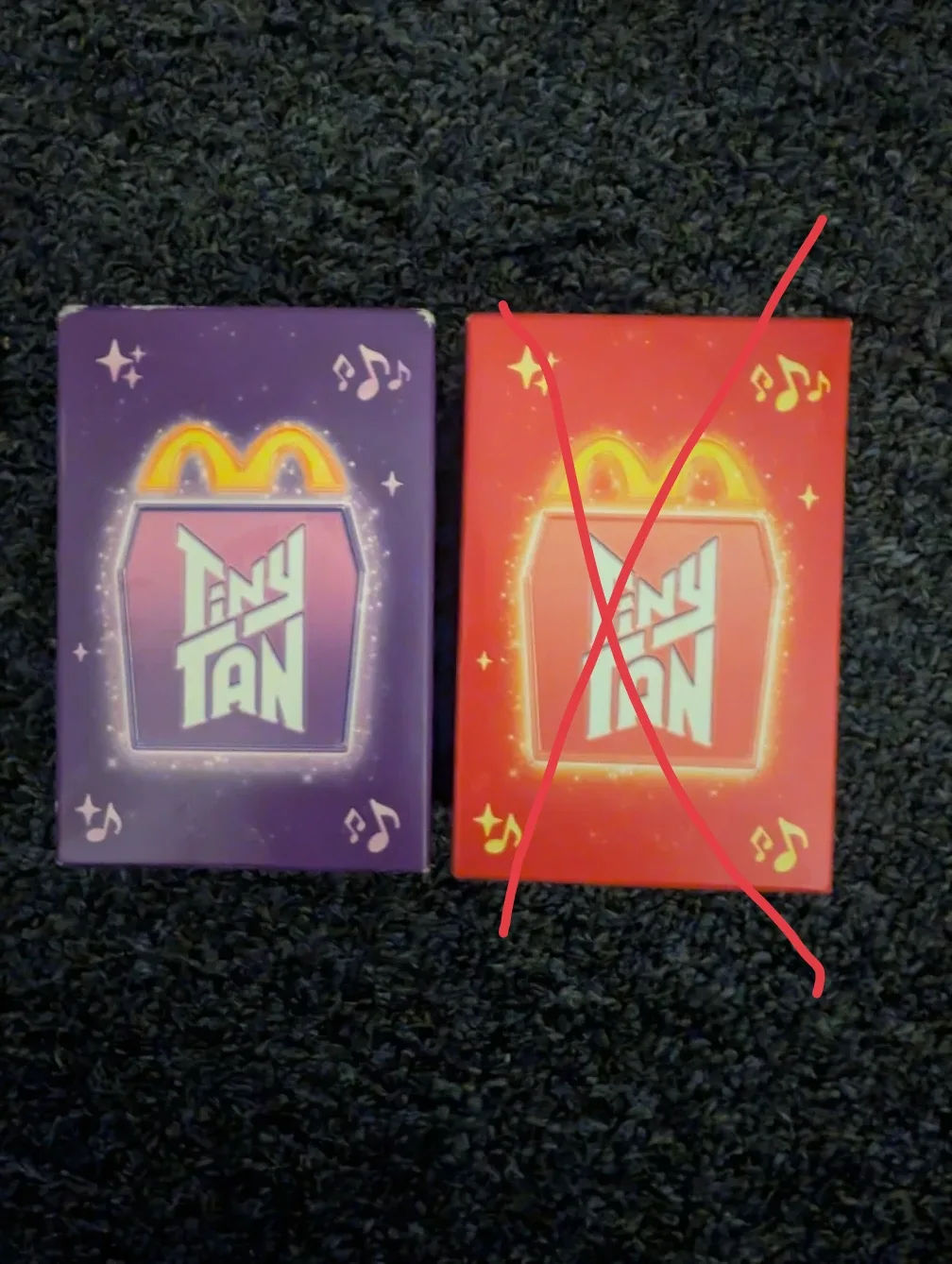 McDonald's TinyTAN BTS Happy Meal Boxes